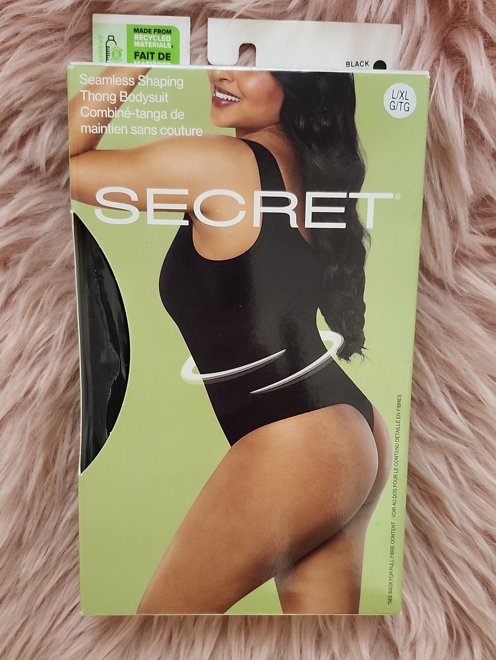 BRAND NEW SECRET SEAMLESS SHAPING THONG BODYSUIT-L/XL